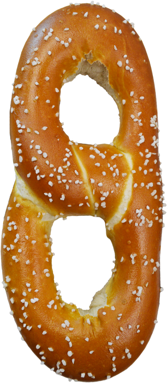 Salted Pretzel Snack Isolated.png PNG Image