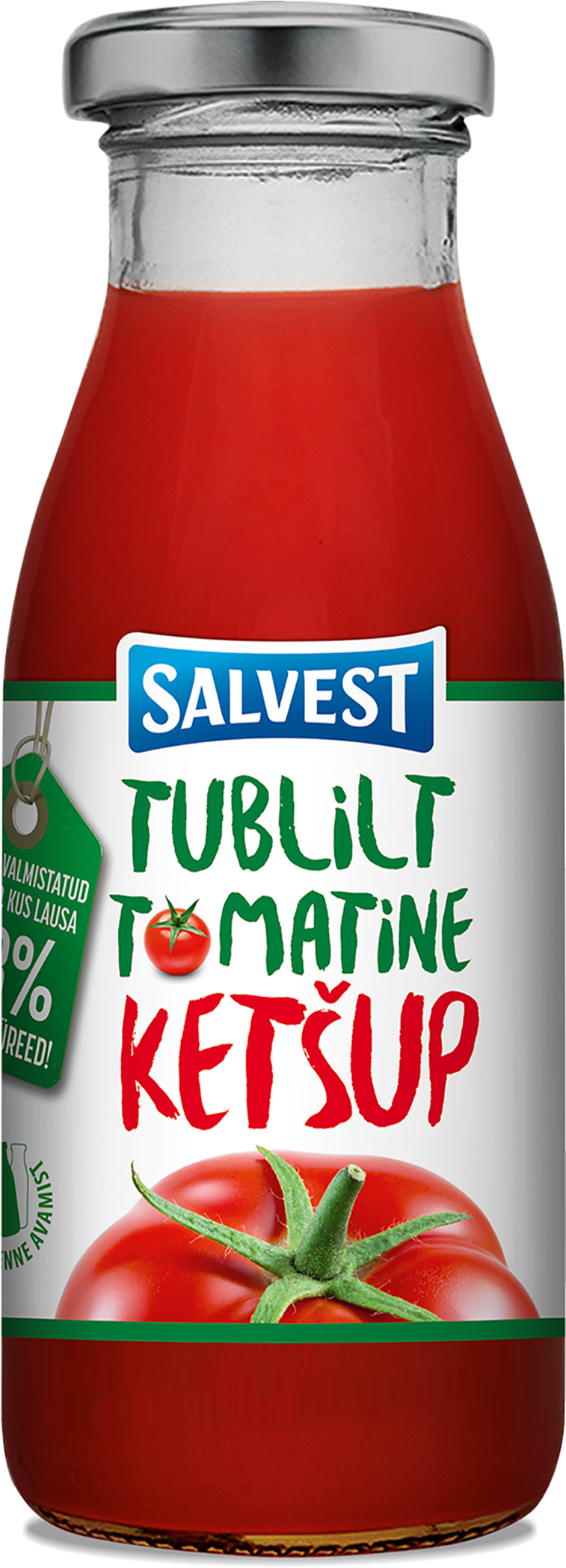 Salvest Tomatine Ketchup Bottle PNG Image