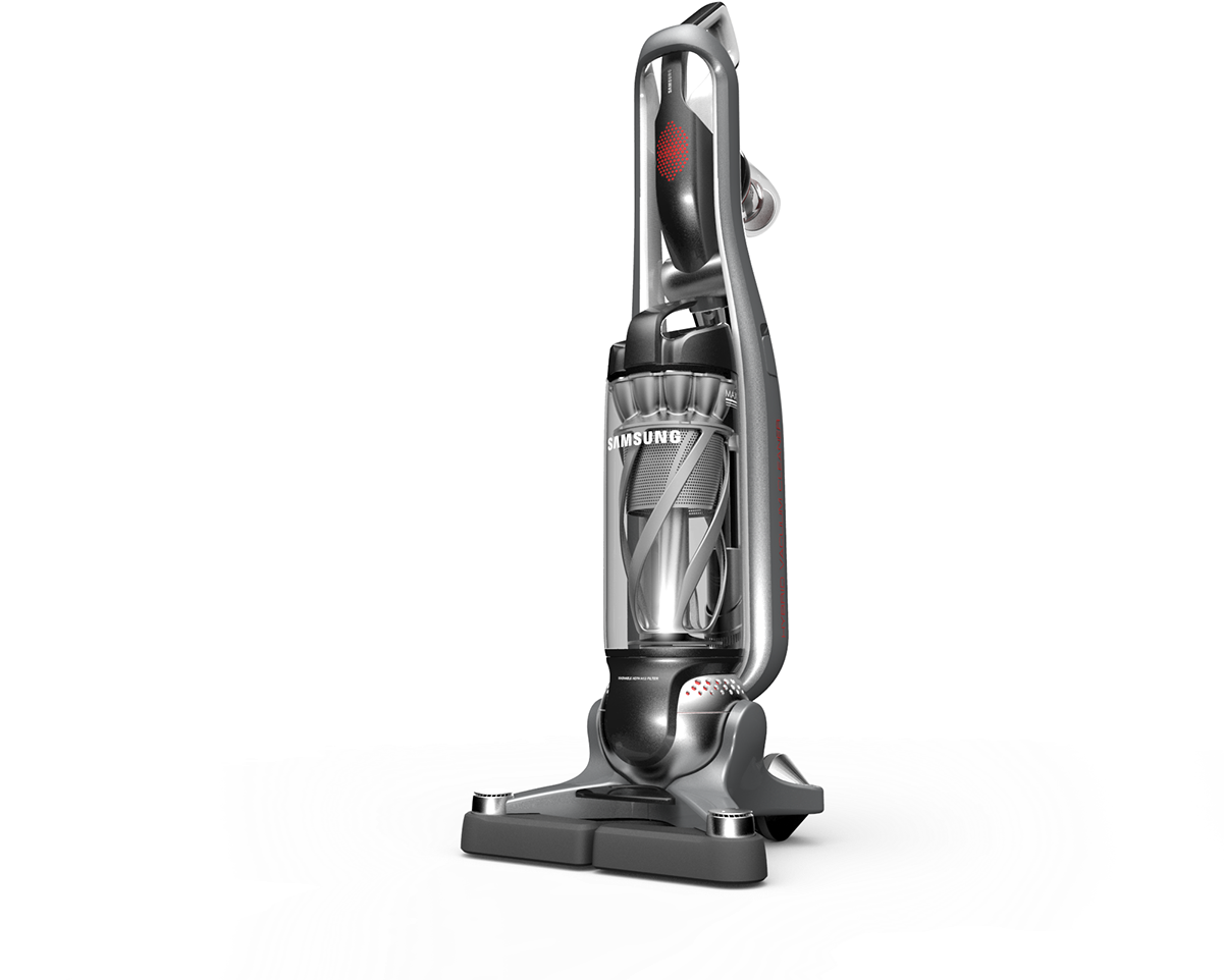 Samsung Cordless Vacuum Cleaner Standing PNG Image