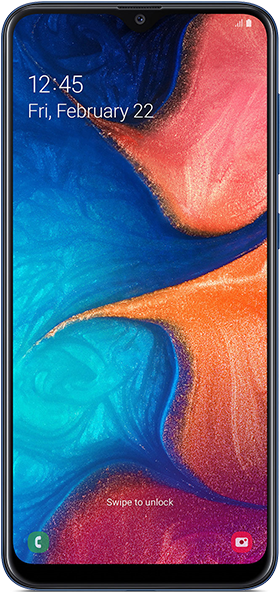 Samsung Galaxy A20 Display PNG Image