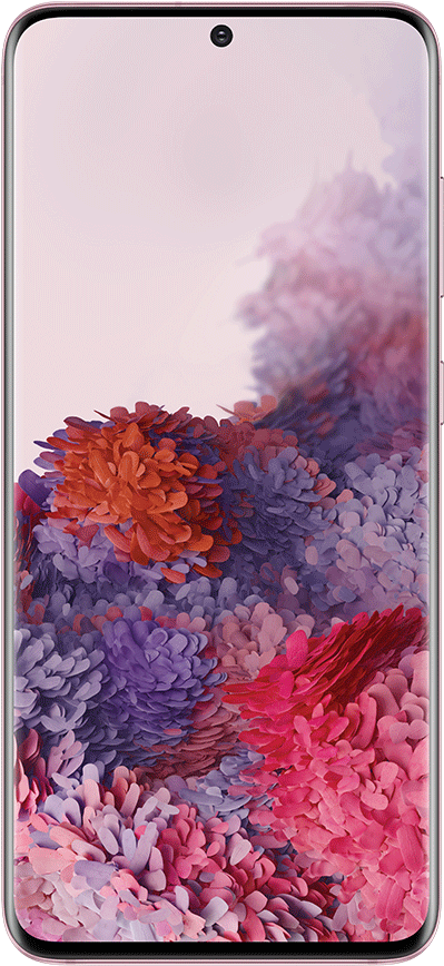 Samsung Galaxy Floral Display PNG Image