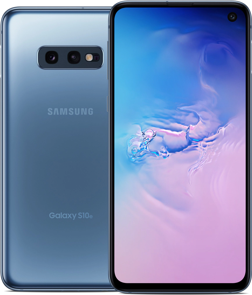 Samsung Galaxy S10e Prism Blue PNG Image