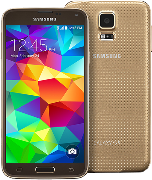 Samsung Galaxy S5 Smartphone PNG Image