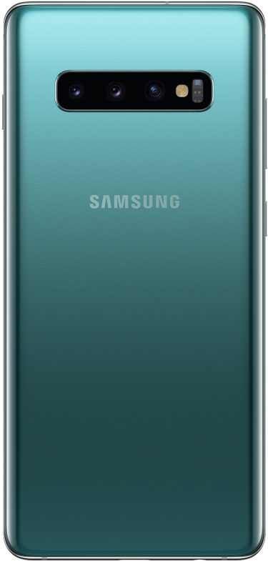 Samsung Galaxy Teal Back Camera Design PNG Image