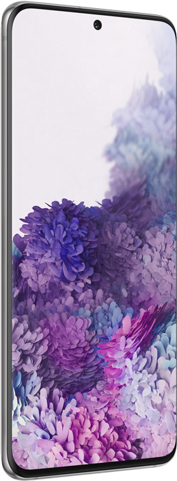 Samsung Phone Floral Display PNG Image