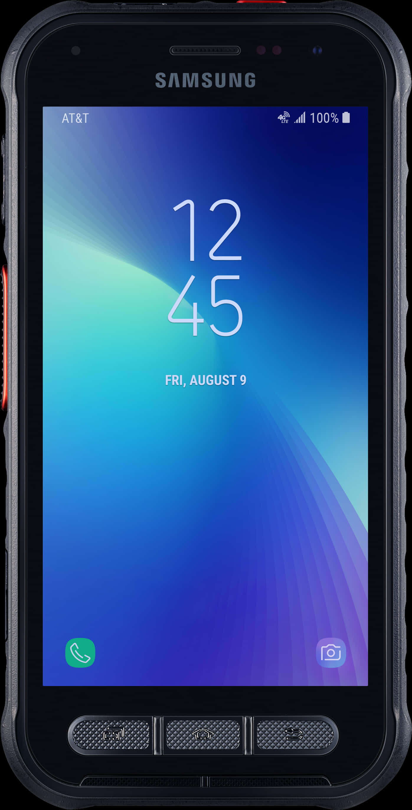 Samsung Rugged Smartphone Display PNG Image