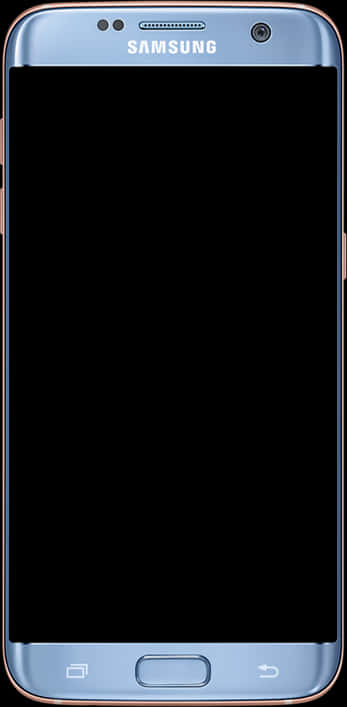 Samsung Smartphone Blank Screen PNG Image