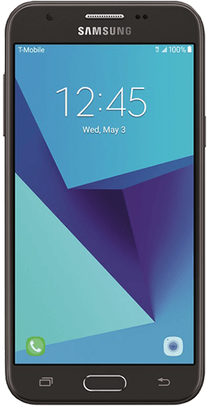 Samsung Smartphone Display Timeand Date PNG Image