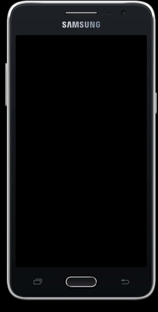 Samsung Smartphone Front View PNG Image