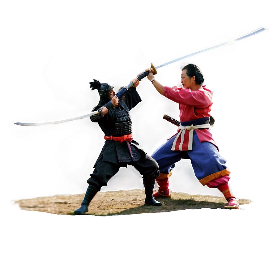 Samurai Duel Png 05212024 PNG Image