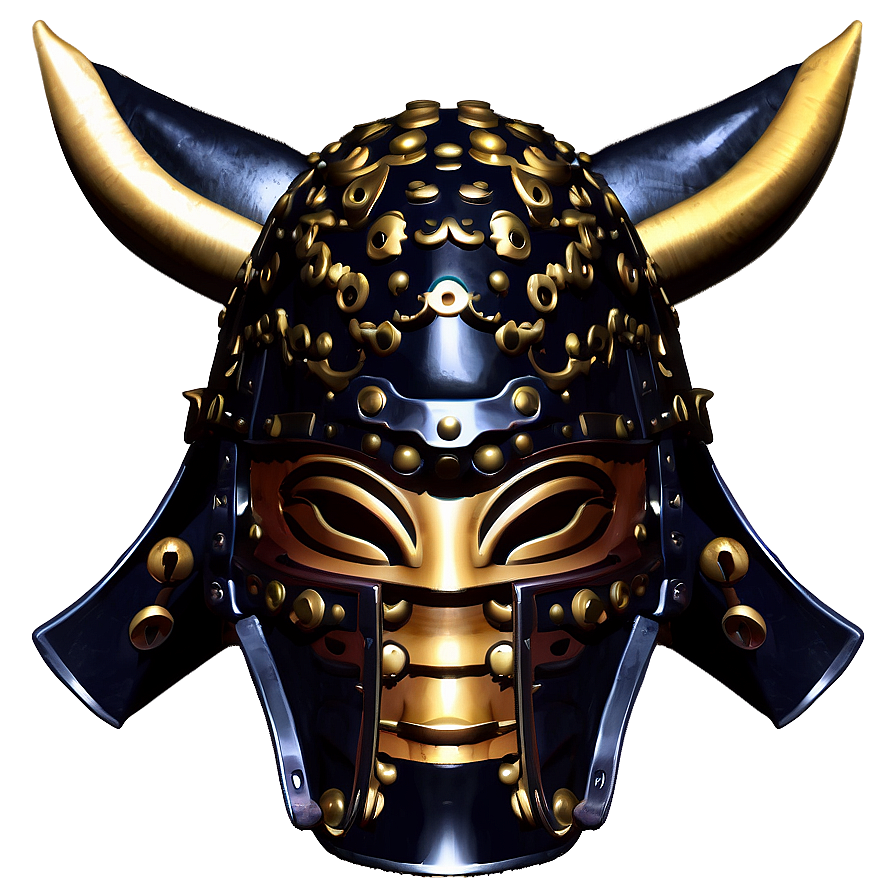 Samurai Helmet Design Png Efw30 PNG Image