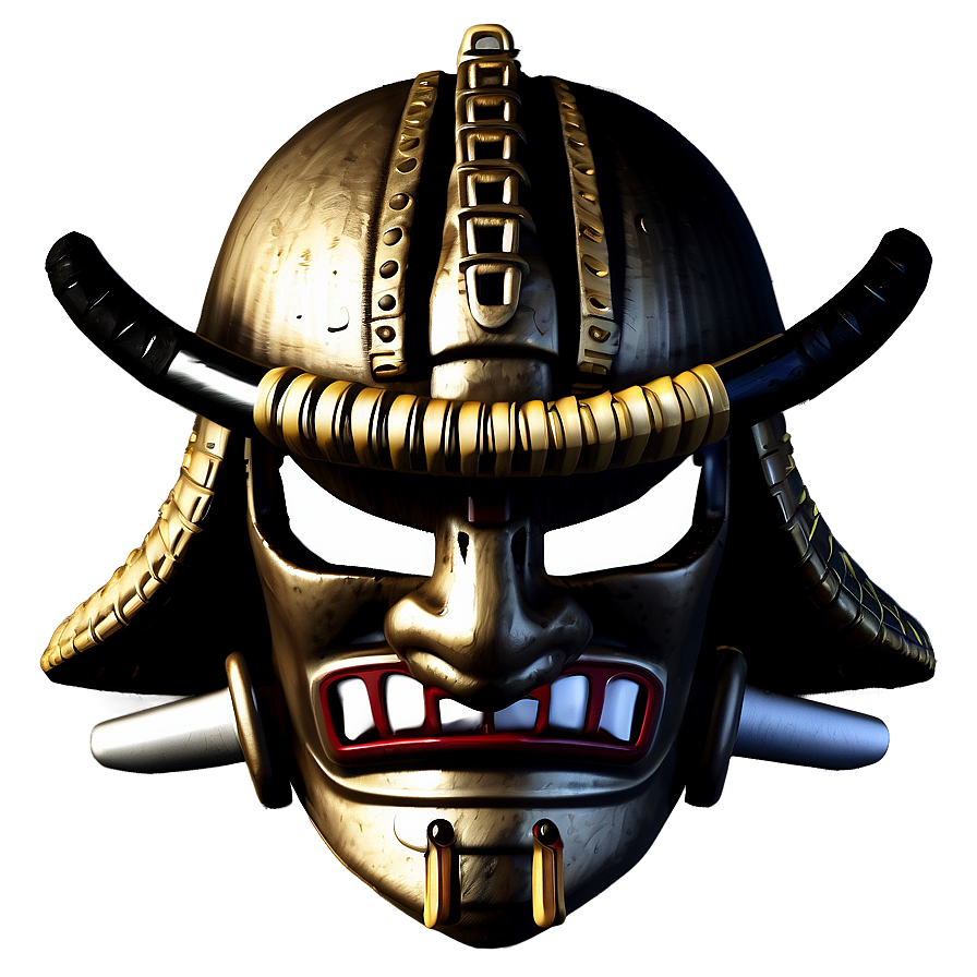 Samurai Helmet Emblem Png Jfc2 PNG Image