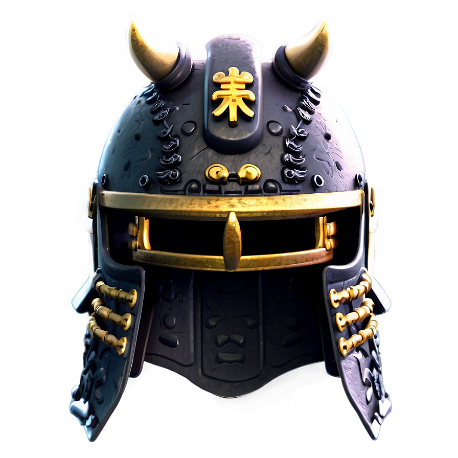 Samurai Helmet Graphic Png Miu PNG Image