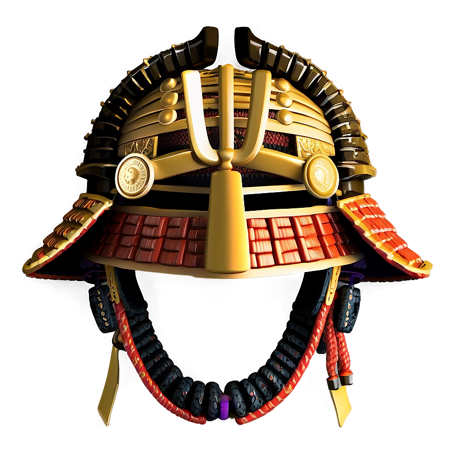 Samurai Helmet In Battle Png Usw PNG Image