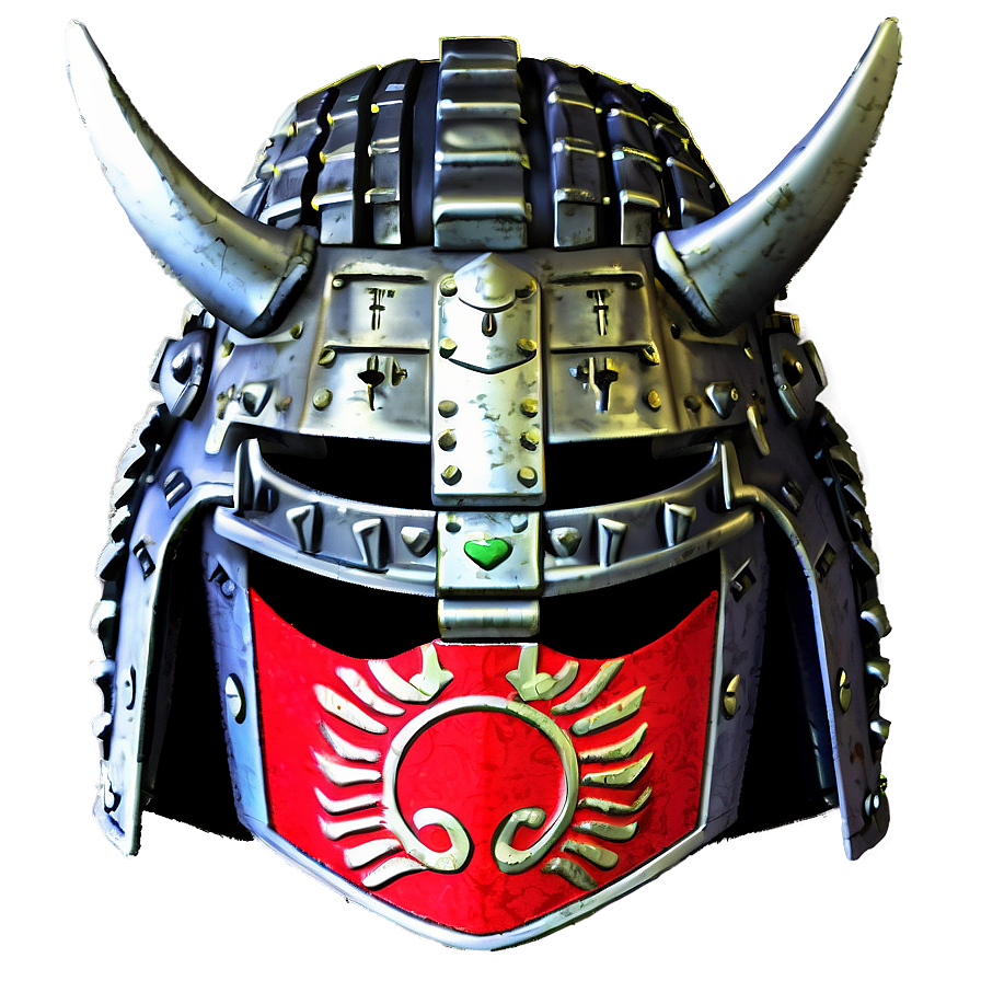 Samurai Helmet With Flag Png Iqg32 PNG Image