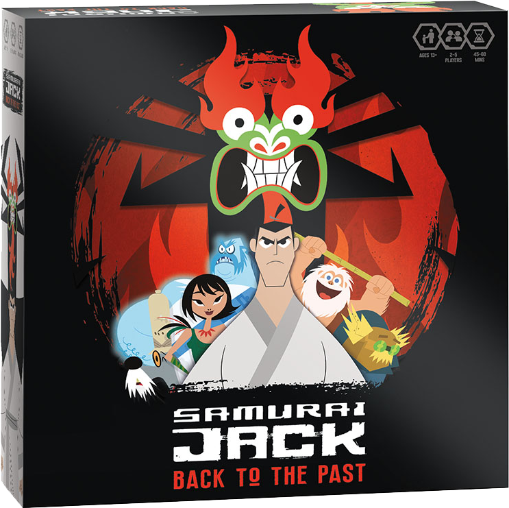 Samurai Jack Board Game Box Art PNG Image