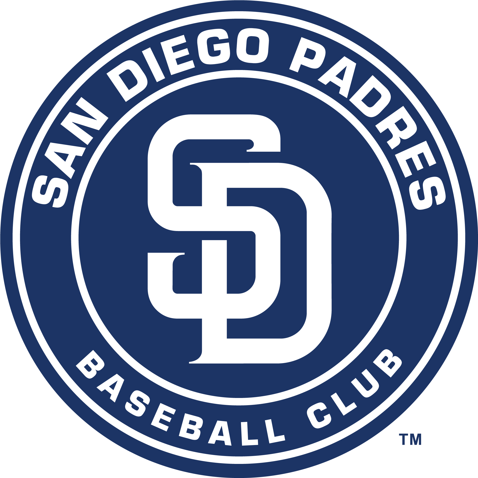 San Diego Baseball Club Circle Logo PNG Image