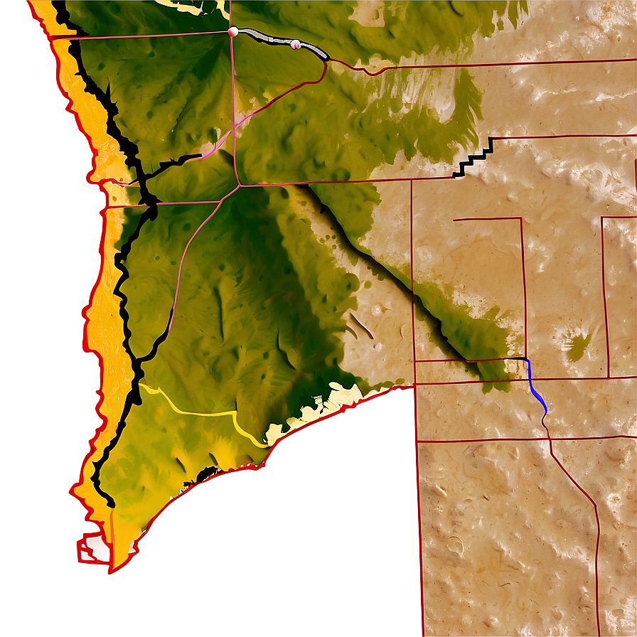 San Diego County Map Outline Png 85 PNG Image