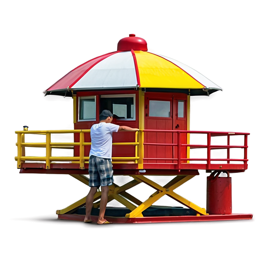 San Diego Lifeguard Tower Png Sgq89 PNG Image