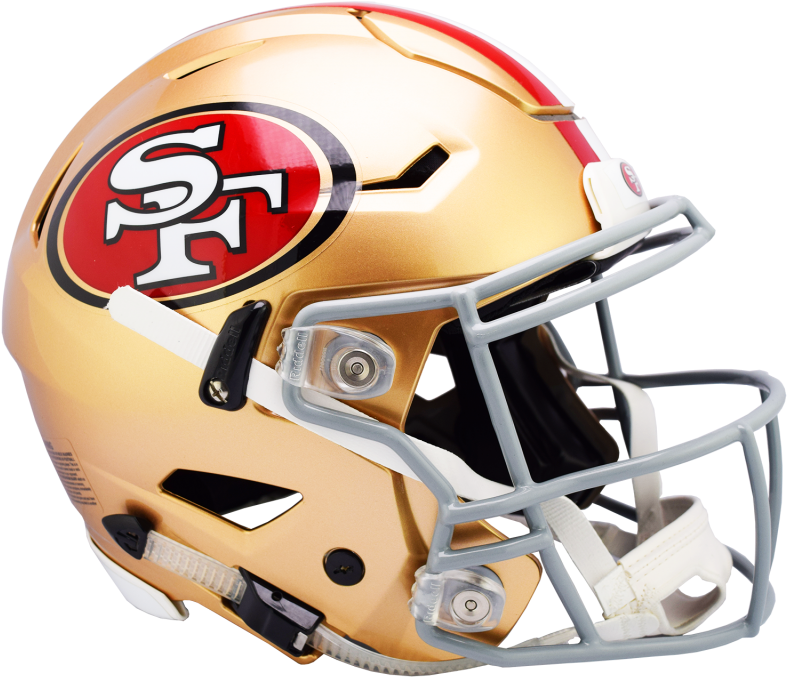 San Francisco49ers Golden Helmet PNG Image