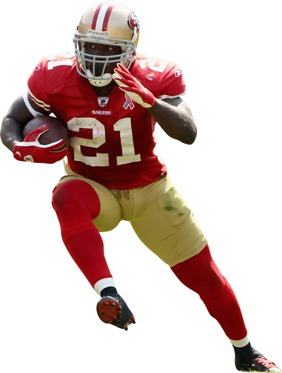 San Francisco49ers Player Action Pose PNG Image