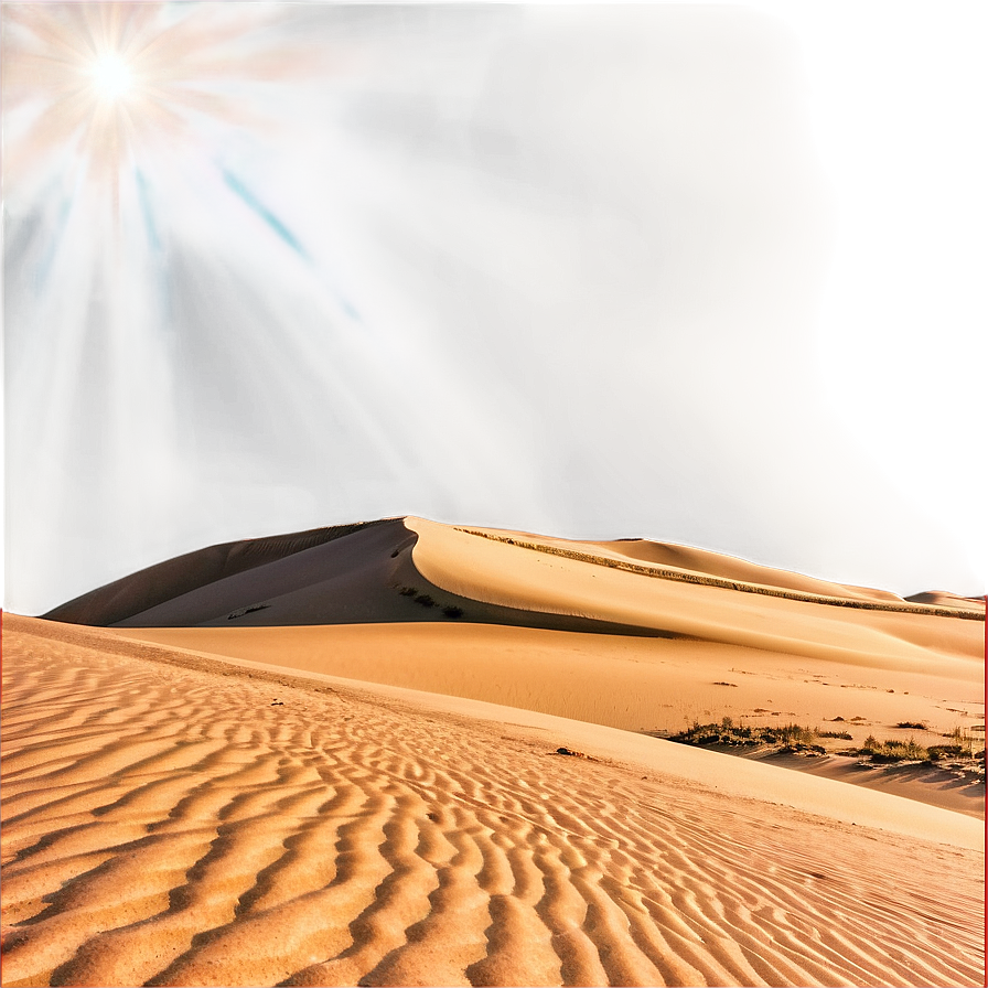 Sand Dunes And Sun Rays Png 06292024 PNG Image