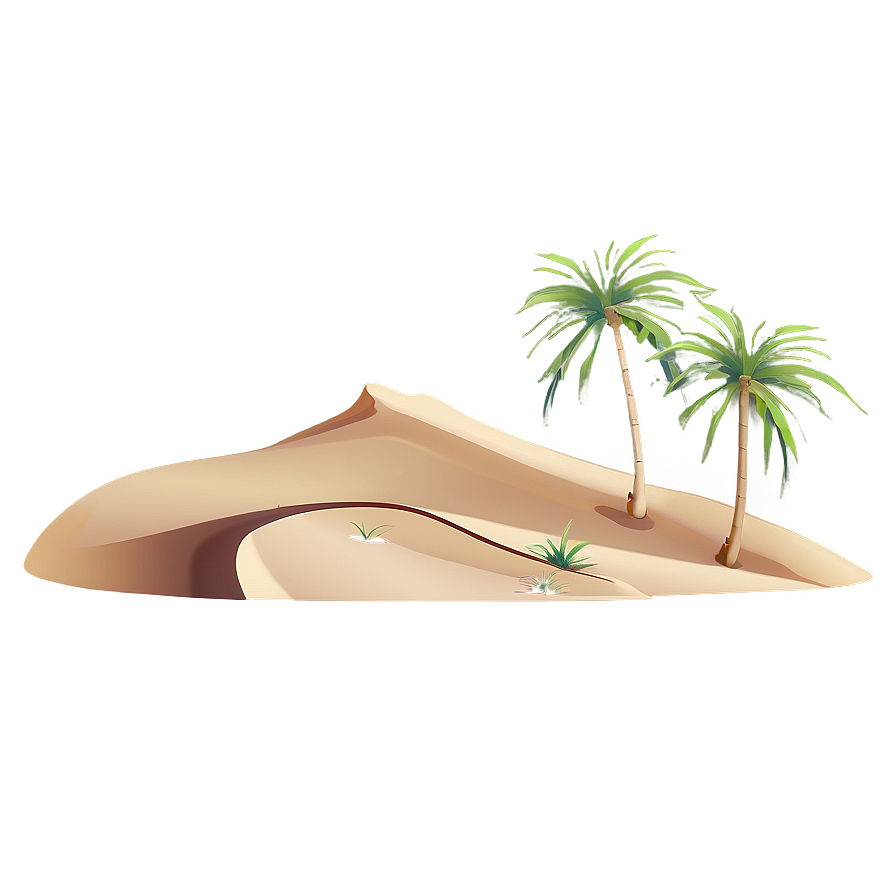 Sand Dunes Desert Oasis Png Otj PNG Image