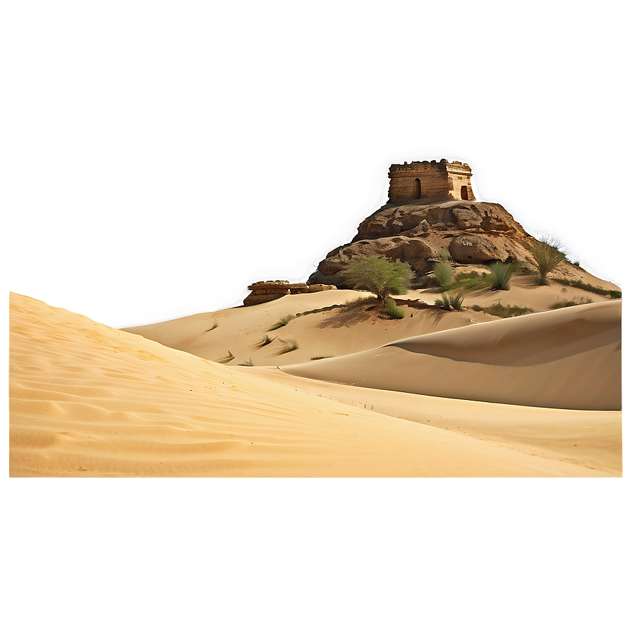 Sand Dunes With Ancient Ruins Png 70 PNG Image