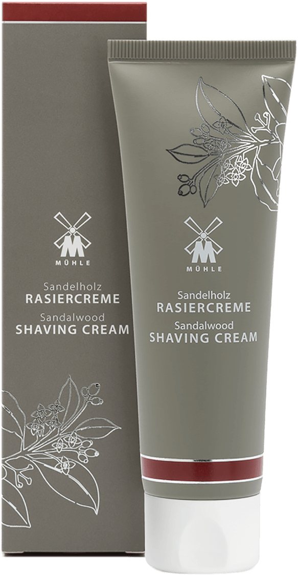 Sandalwood Shaving Cream Tubeand Packaging PNG Image