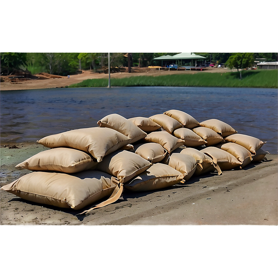 Sandbags For Riverbanks Png Fbm PNG Image