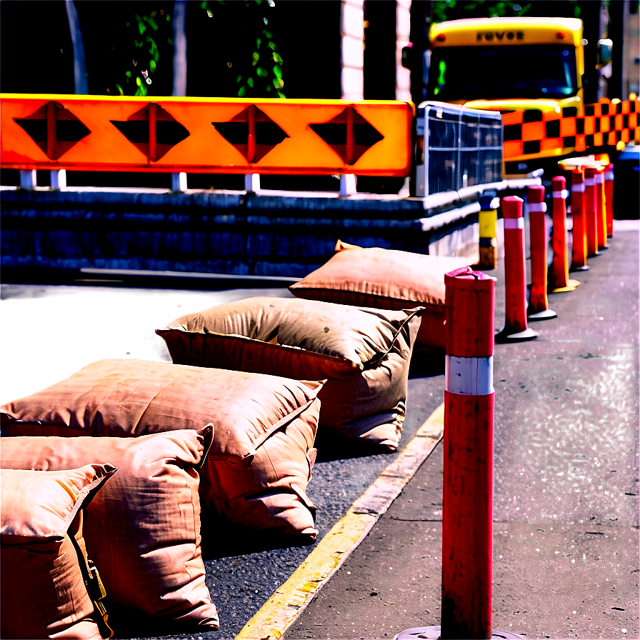 Sandbags For Traffic Control Png For47 PNG Image