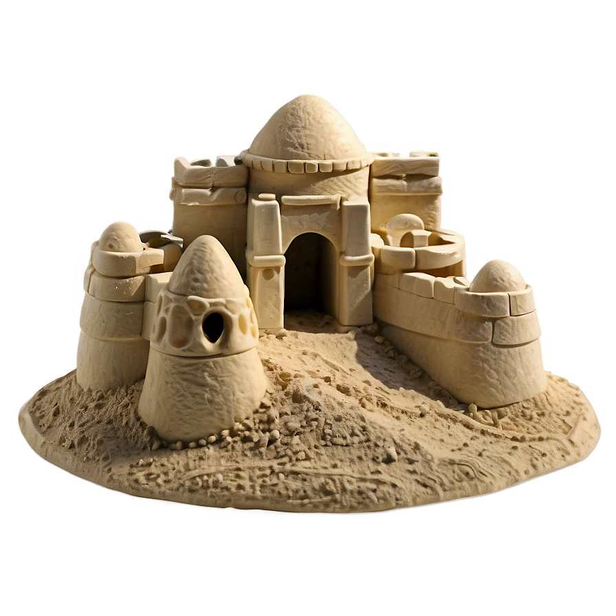 Sandcastle At Sunset Png Ait PNG Image