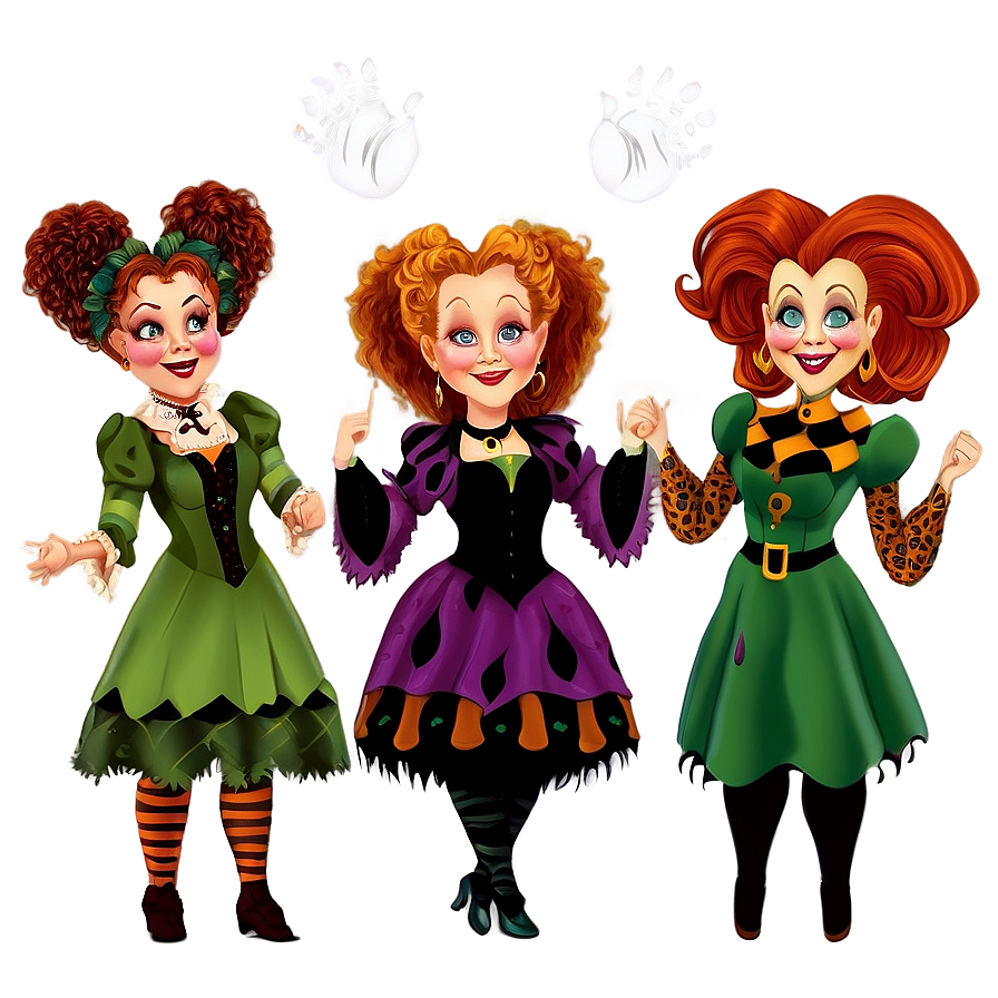 Sanderson Sisters Hocus Pocus Png Bmy6 PNG Image