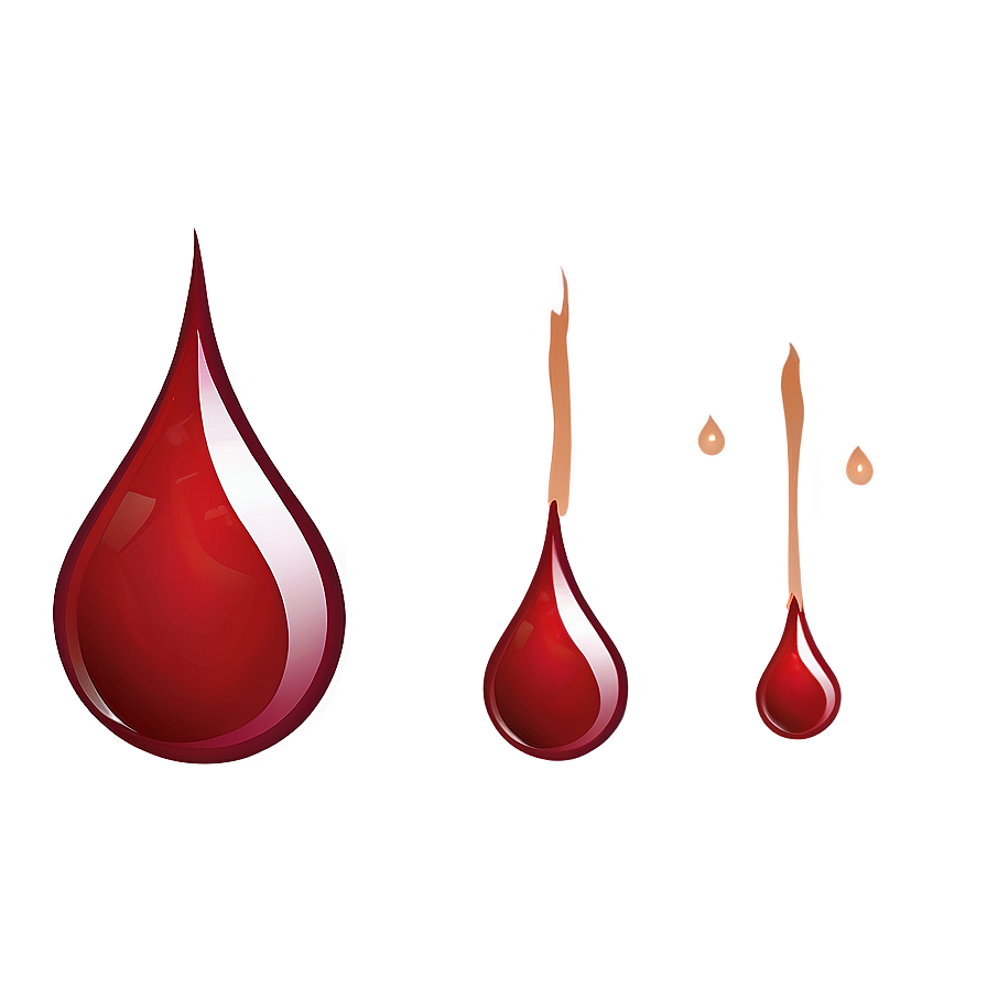 Sanguine Splatter: Blood Drop Vector Png Rgl PNG Image