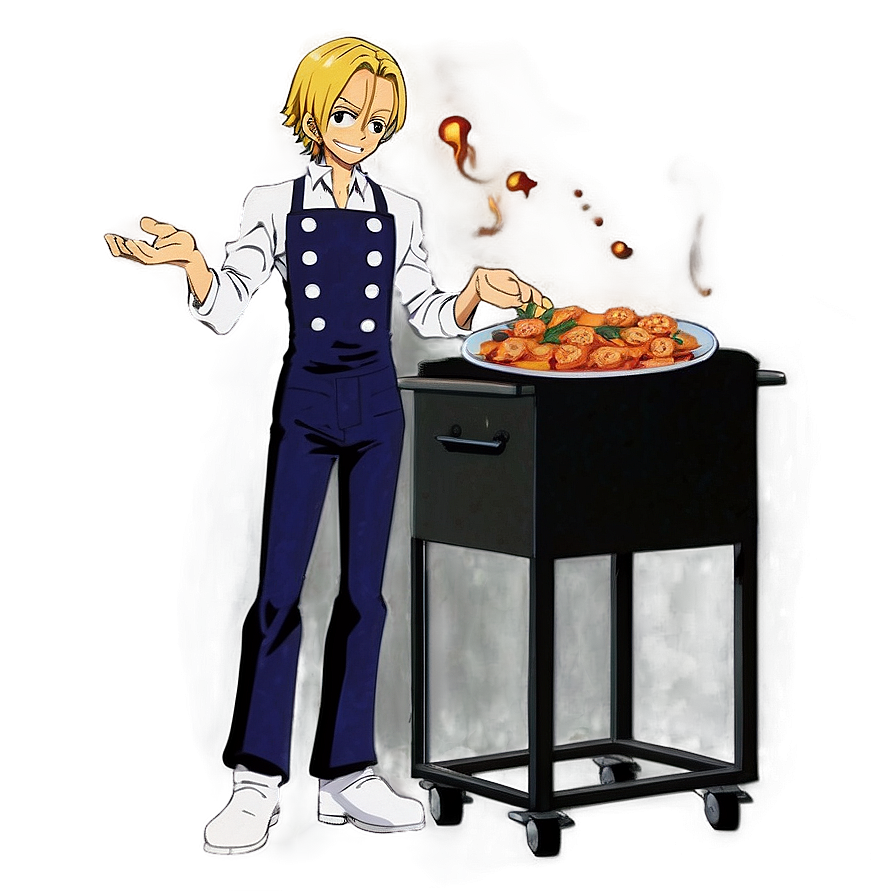 Sanji Cooking Chef Png 05212024 PNG Image