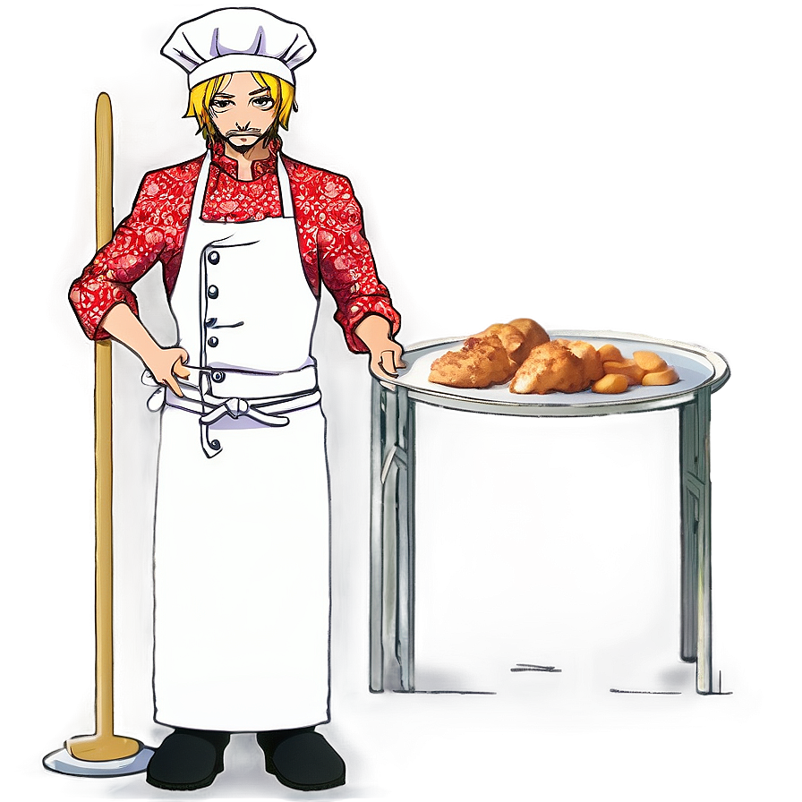 Sanji Cooking Chef Png 95 PNG Image