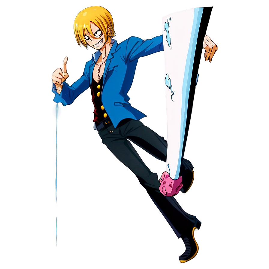 Sanji Diable Jambe Png Aqi72 PNG Image