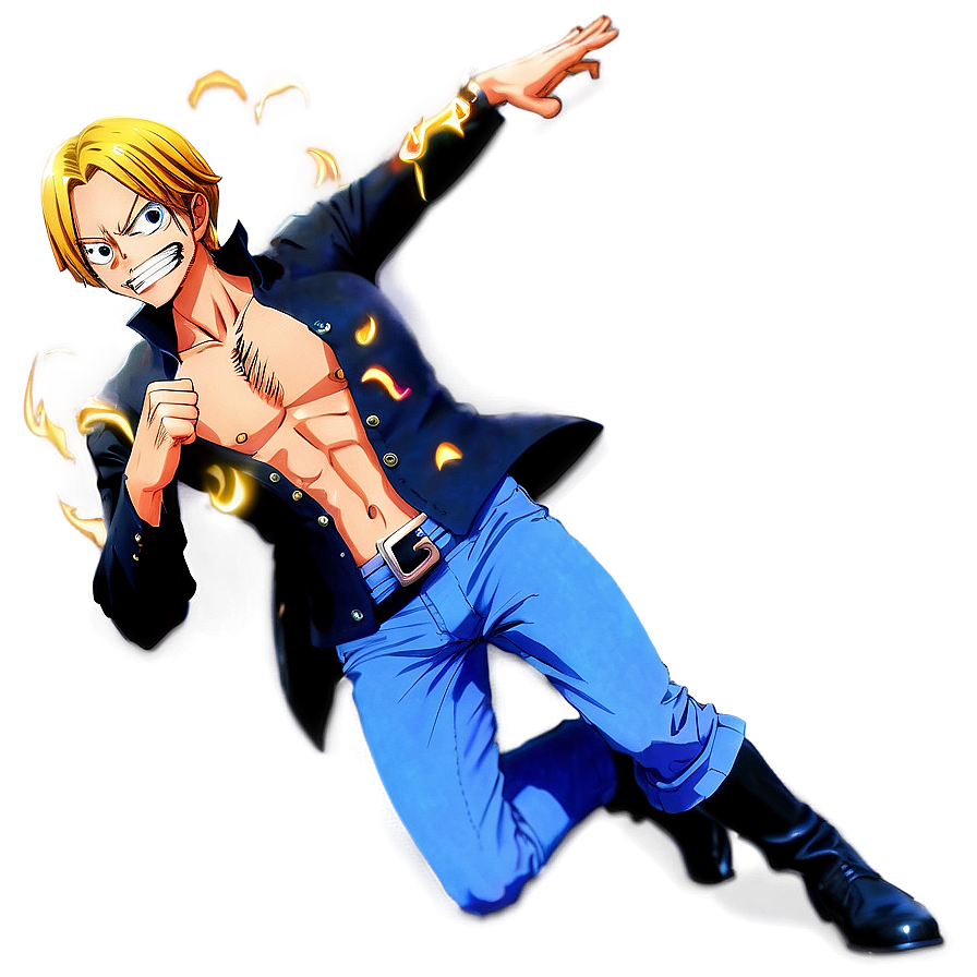 Sanji Fighting Pose Png 65 PNG Image