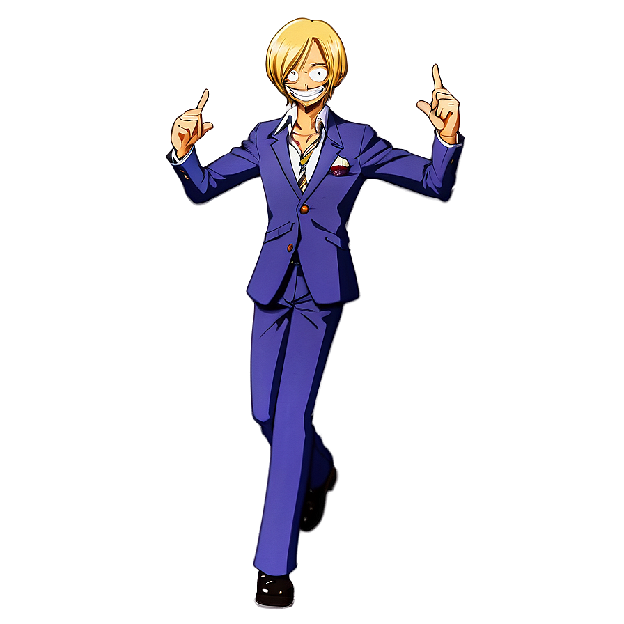 Sanji's Epic Entrance Png 05212024 PNG Image