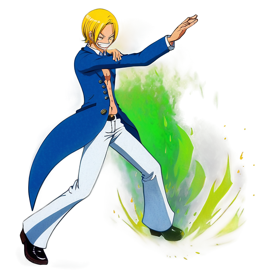 Sanji's Epic Entrance Png 4 PNG Image