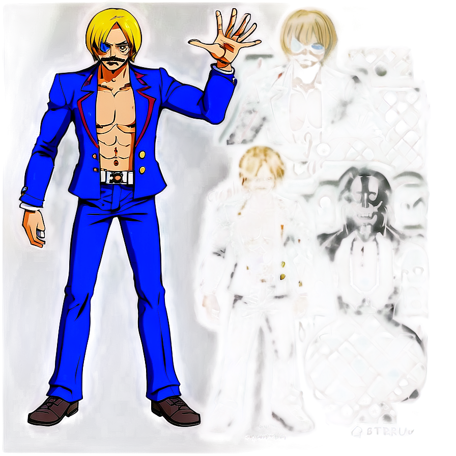 Sanji's Epic Entrance Png 55 PNG Image