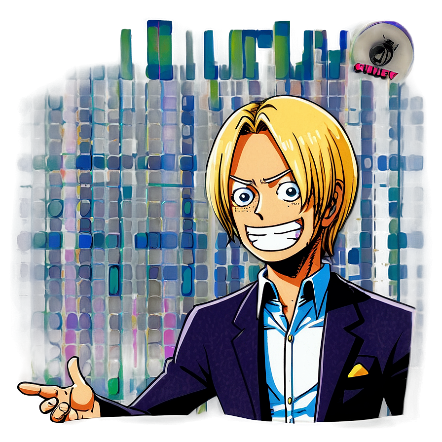 Sanji's Hilarious Expressions Png 44 PNG Image