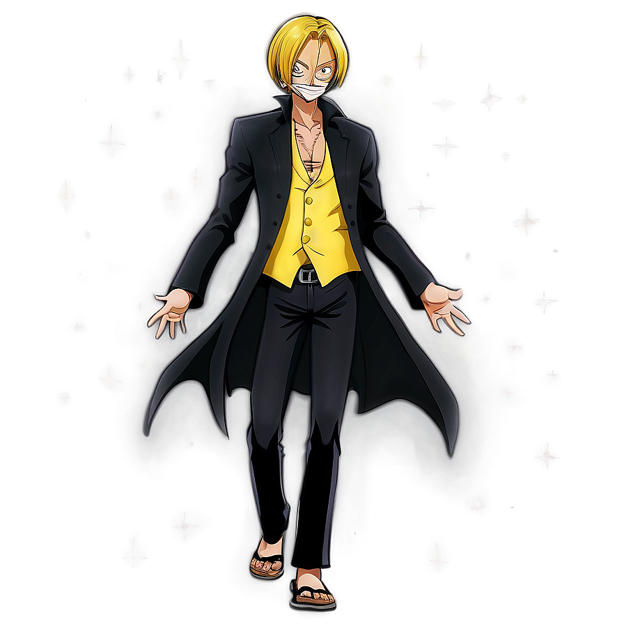 Sanji's Stealth Black Mode Png Kyg PNG Image