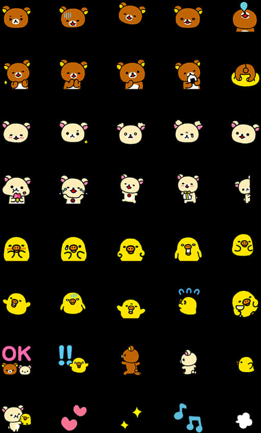 Sanrio Characters Pattern PNG Image