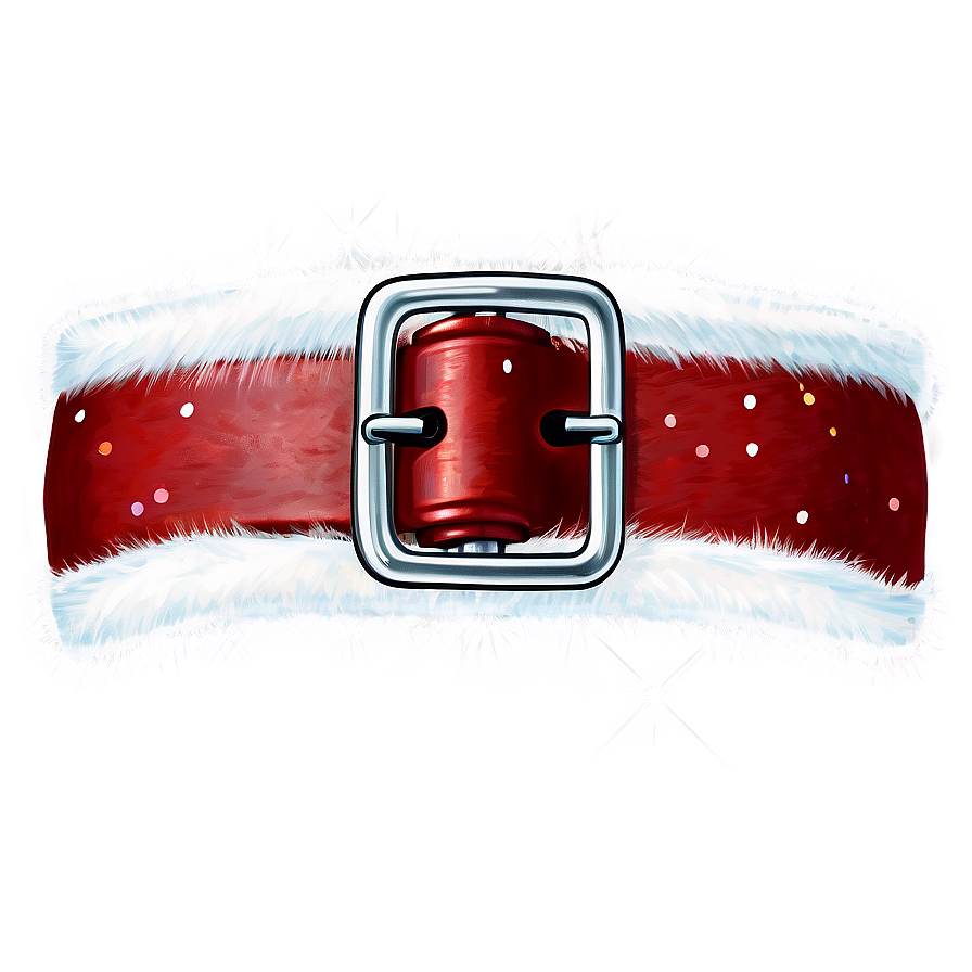 Santa Belt With Sparkles Png 78 PNG Image