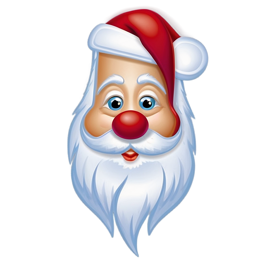 Santa Cartoon B PNG Image