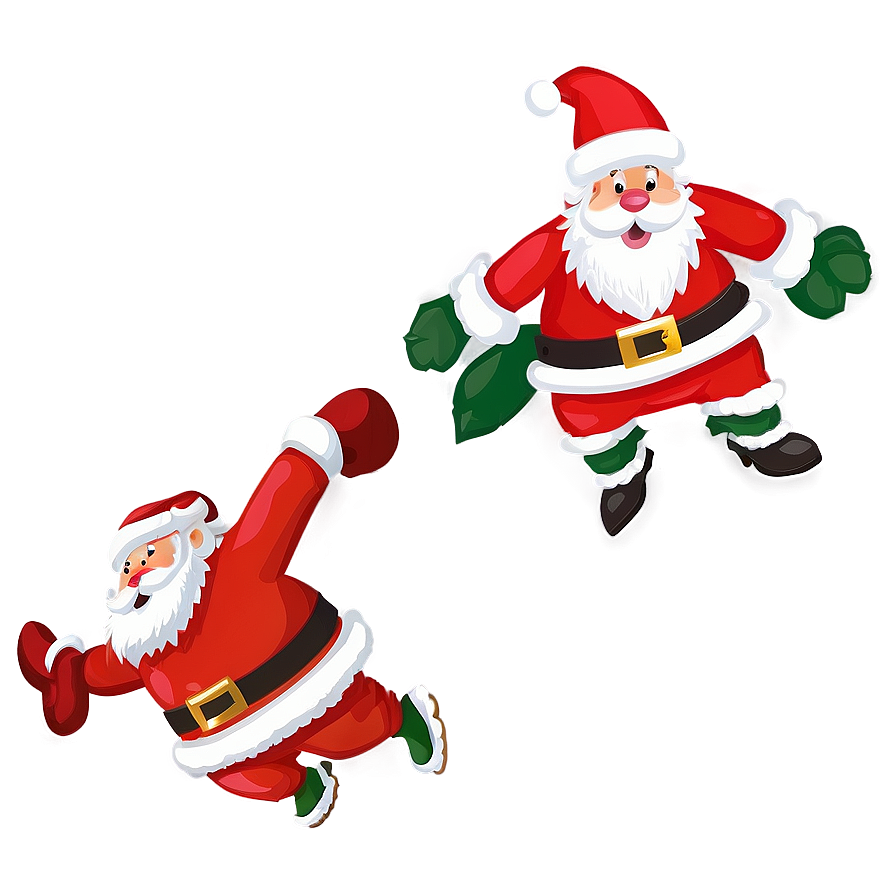 Santa Claus Flying Png Qtb52 PNG Image