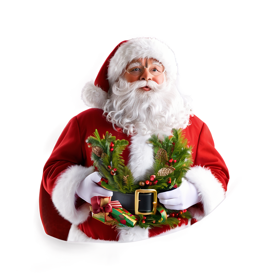 Santa Claus Greeting Png Ylm PNG Image