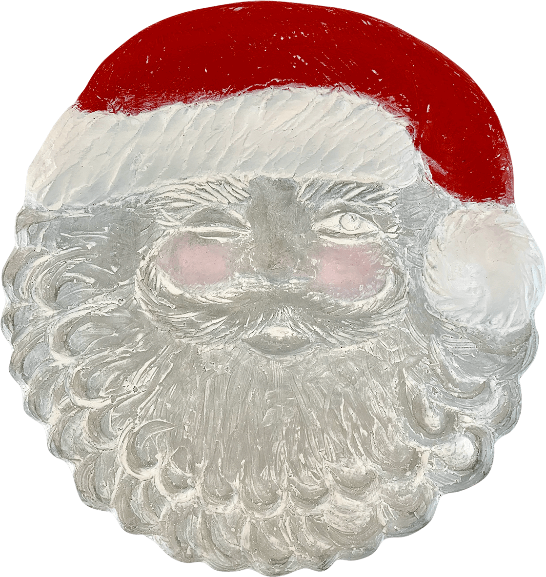 Santa Claus Portrait Artwork PNG Image