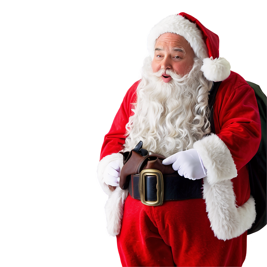 Santa Claus With Bag Png Wye PNG Image